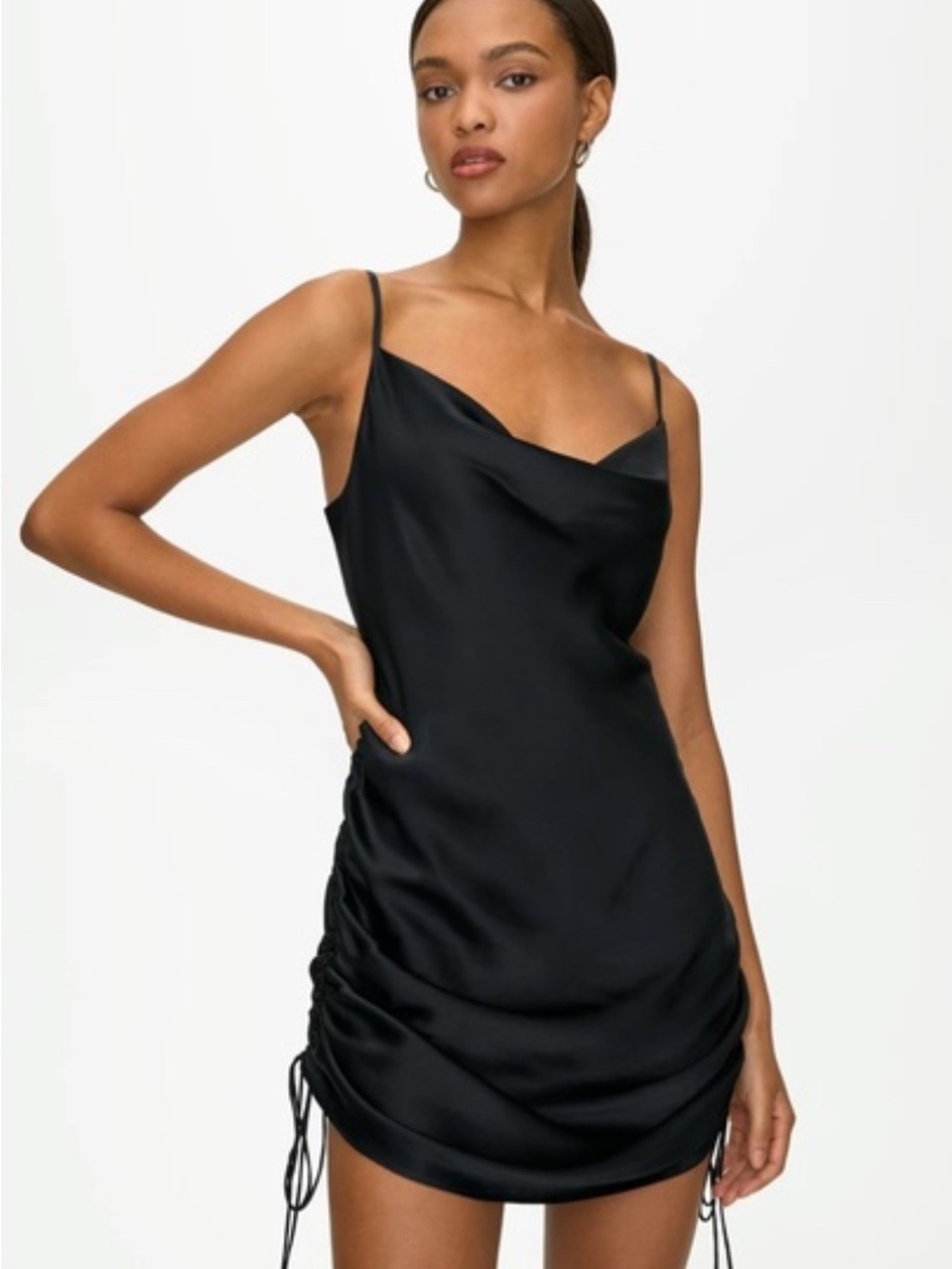 🛍️ 2/$60🛍️ Wilfred Satin Cowlneck Slip Dress Aritzia Women’s Size XS